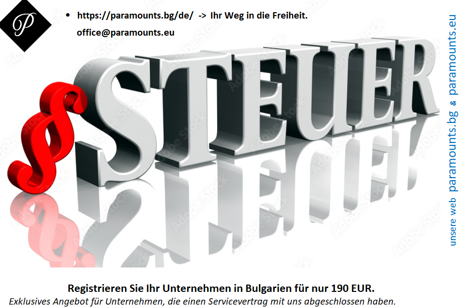 43 views Aug 9, 2026 #Finanzen #Auswandern #EU Zahlen Sie als Unternehmer zu viel Steuern in Deutschland? Suchen Sie nach einem legalen Weg, Ihr Vermögen in der EU zu schützen? Überlegen Sie, als Digitaler Nomade auszuwandern, wissen aber nicht, wohin? 10% Körperschaftssteuer. 10% Einkommensteuer. 5% Dividendensteuer. Legal. In der EU. Klicke jetzt, um zu sehen, wie du deine Last halbierst. office@paramounts.eu https://paramounts.eu/ https://paramounts.bg/en/home/ , #Steueroptimierung, #Bulgarien, #Steuernsparen, #FlatTax, #EU, #Auswandern, #Unternehmertum, #EOOD, #FirmengründungBulgarien, #NiedrigeSteuern, #Finanzen, #DigitalerNomade, #InvestierenInBulgarien, #Steuerberatung, Steueroptimierung in Bulgarien. Niedrigste Besteuerung in Europa. Zahlen Sie weniger Steuern in Bulgarien. Maximal 5 % Steuern. Firmenregistrierung 190 EUR . Bulgarien bietet aktuell eines der attraktivsten Steuersysteme in der Europäischen Union. Das Land nutzt eine sogenannte „Flat Tax“ (Einheitssteuersatz) für Unternehmen und Privatpersonen. 🏢 Unternehmenssteuern (Corporate Tax)Körperschaftssteuer: Pauschal 10 % auf den Gewinn.Dividendensteuer: Nur 5 % bei Ausschüttung an Personen.Quellensteuer: In der Regel 10 % (oft durch DBA reduziert). 👤 Einkommenssteuer (Personal Tax)Einkommenssteuer: Pauschal 10 % auf das Welteinkommen.Freibetrag: Es gibt keinen steuerfreien Grundbetrag.Kryptogewinne: Werden ebenfalls mit 10 % versteuert. 📈 Sozialabgaben (Social Security)Obergrenze: Abgaben sind gedeckelt.Maximale Basis: Aktuell gedeckelt auf 1.917 EUR pro Monat. Gesamtsatz: Etwa 22 % bis 24 % (aufgeteilt zwischen Arbeitgeber und Arbeitnehmer).🇪🇺 Voraussetzungen für SteuerresidentenAufenthalt: Mindestens 183 Tage pro Kalenderjahr im Land.Lebensmittelpunkt: Nachweis von Wohnsitz und wirtschaftlichen Interessen in Bulgarien. https://paramounts.eu/de/warum-paramount/ https://paramounts.eu/de/steuerberatung-lohnbuchhaltung/ https://paramounts.eu/de/steuern-jahresschluss/ https://paramounts.eu/de/bilanzierung-gesetzgebung-links/